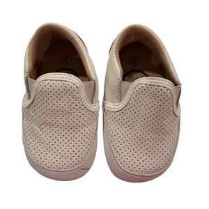 Little Love Bug Company White Quinn Barefoot Shoe Baby Sneaker Size 5